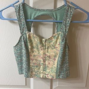 Kimchi Blue corset crop top -  XS